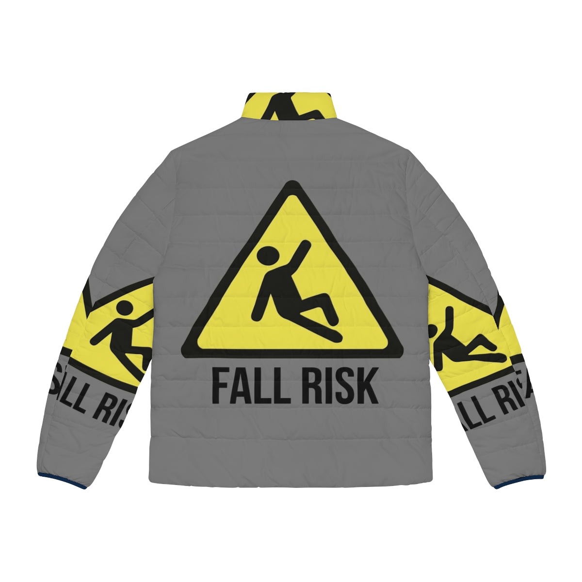 Fall Risk Puffer Jacket - Warm, protective outerwear for cold weather and fall prevention - Back