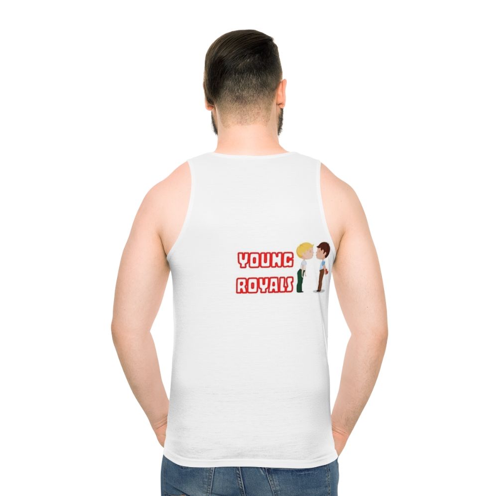 Young Royals Netflix LGBTQ+ Tank Top - men back