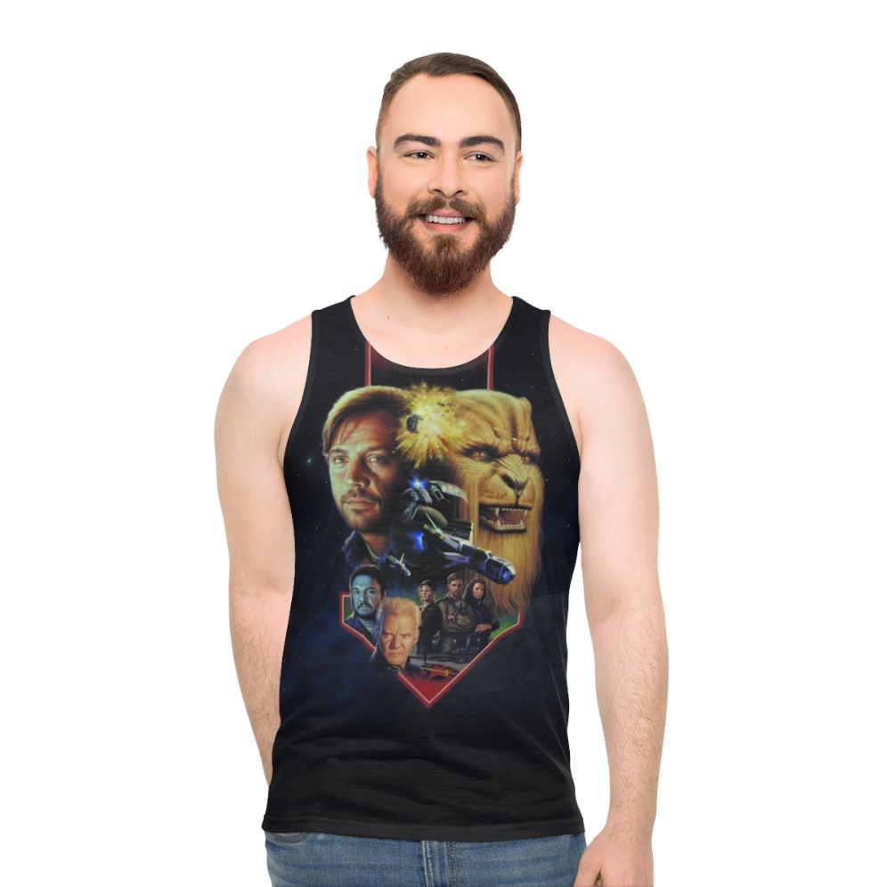 Wing Commander III Key Art Unisex Tank Top - men