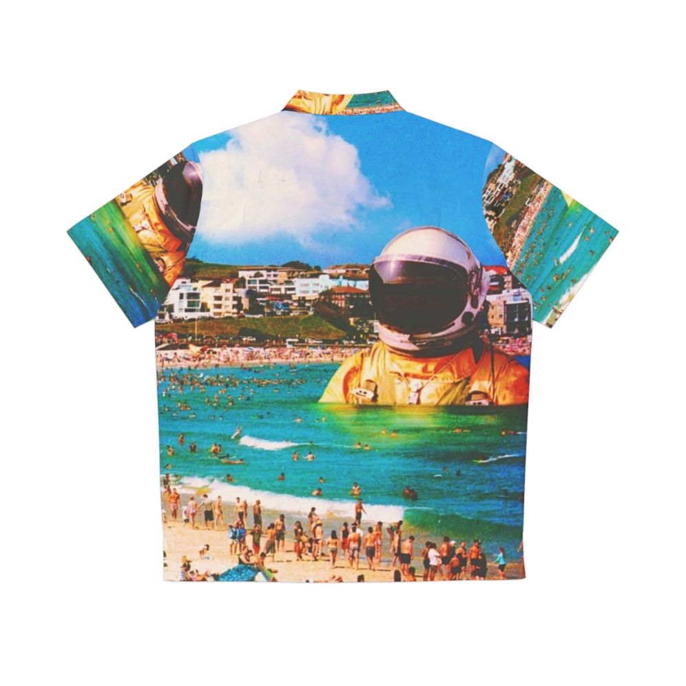 Surreal Beach Astronaut Hawaiian Shirt - Back