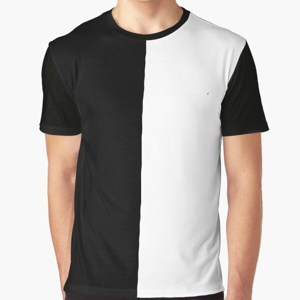 Black and white graphic t-shirt with Sia Cheapthrills design