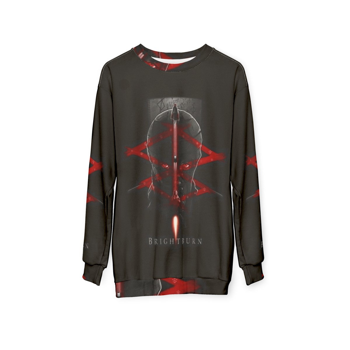 Brightburn Horror Superhero Alien Sweatshirt - hanging