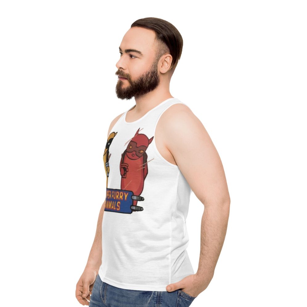 Super Furry Animals Radiator Unisex Tank Top - men side