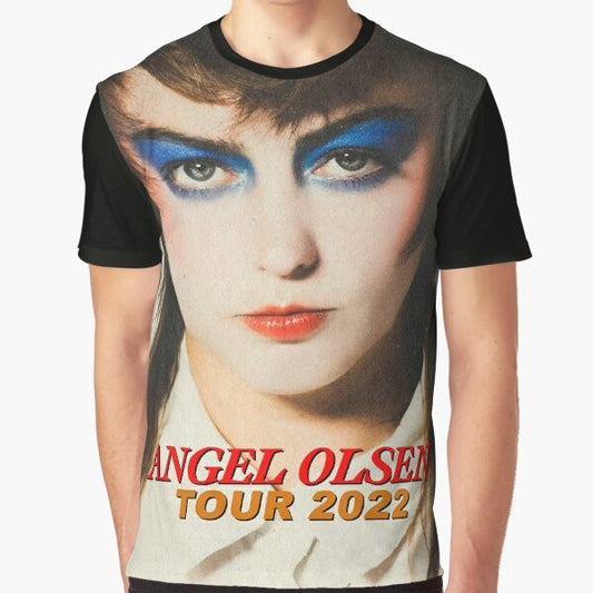 Angel Olsen concert t-shirt featuring the artist performing on stage