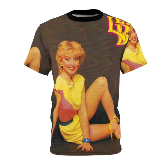 Vintage-style t-shirt featuring the iconic album cover art of Lepa Brena, a legendary Yugoslav pop star.