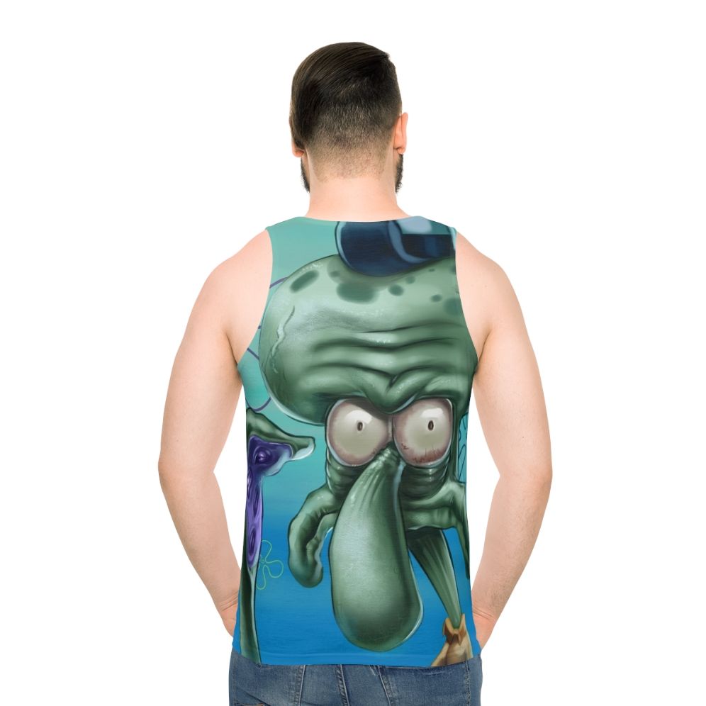 Spongebob Squarepants unisex tank top - men back