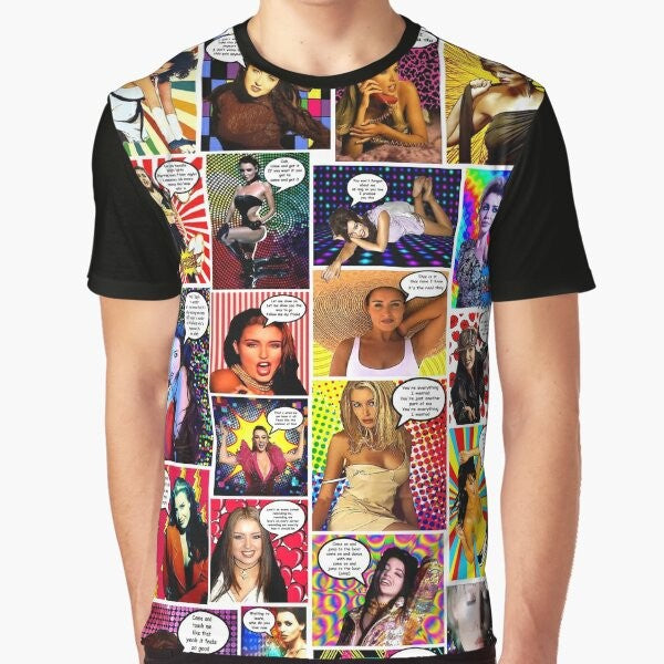 Dannii Minogue Graphic T-Shirt with Pop Art Design