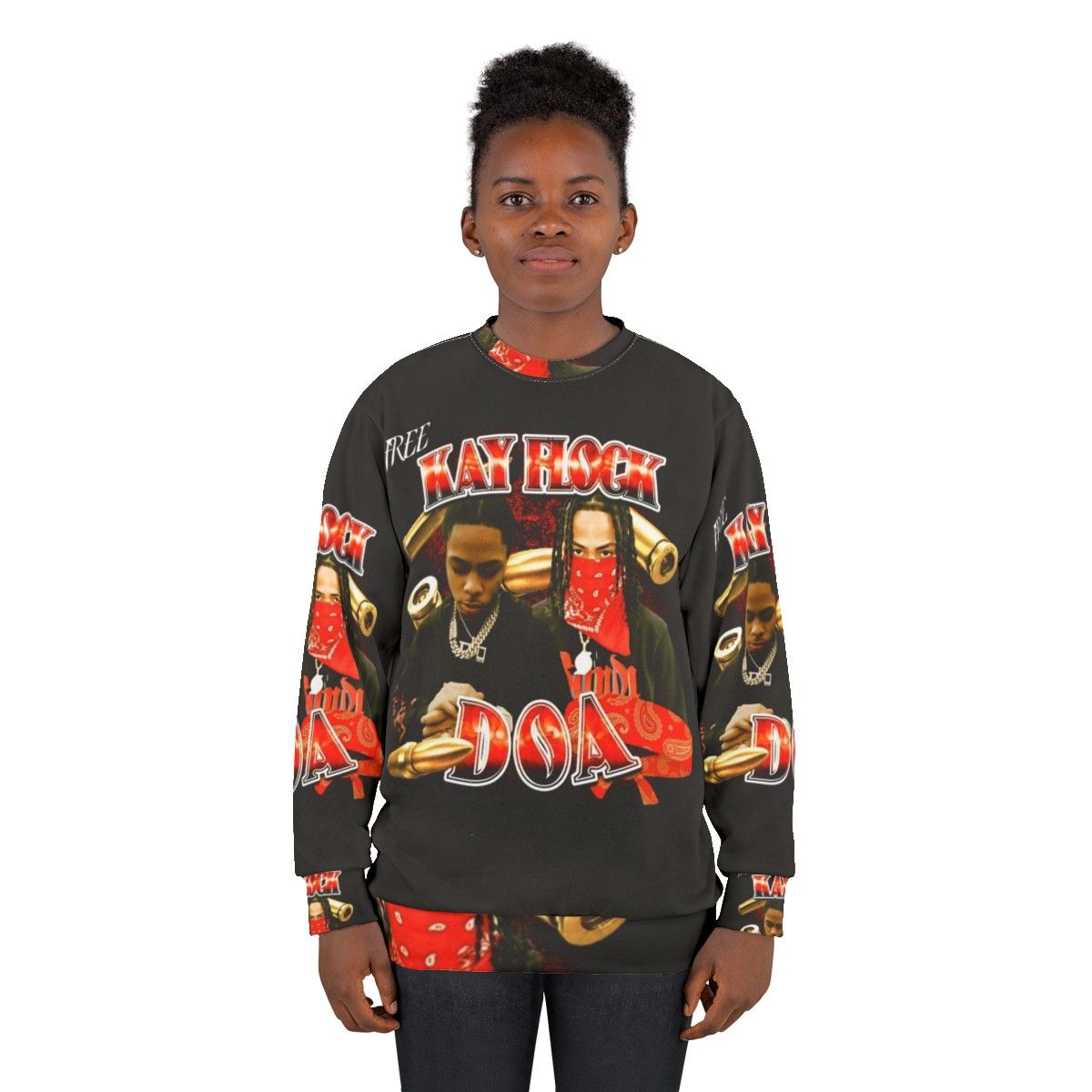 Kay Flock Bronx Drill Rapper Sweatshirt - women