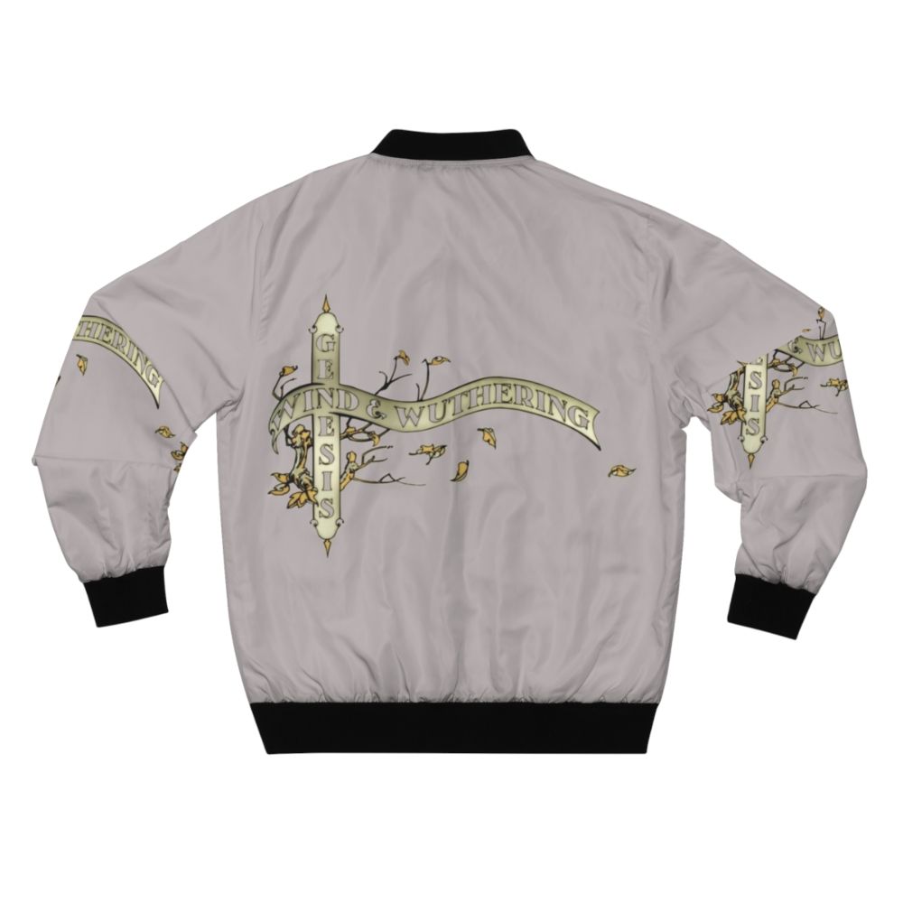 Genesis Wind & Wuthering Bomber Jacket, featuring the iconic album artwork - Back