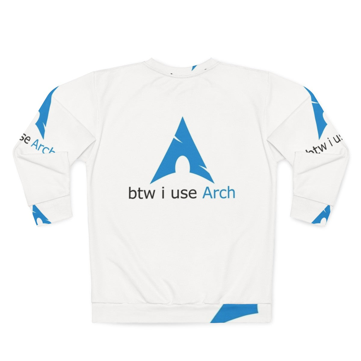 Arch Linux Sweatshirt for Programmers and Geeks - Back