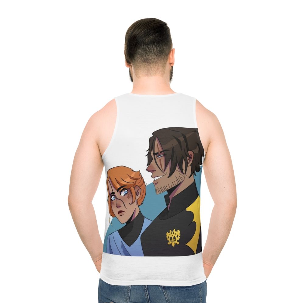 Castlevania Sypha and Trevor Unisex Tank Top - men back