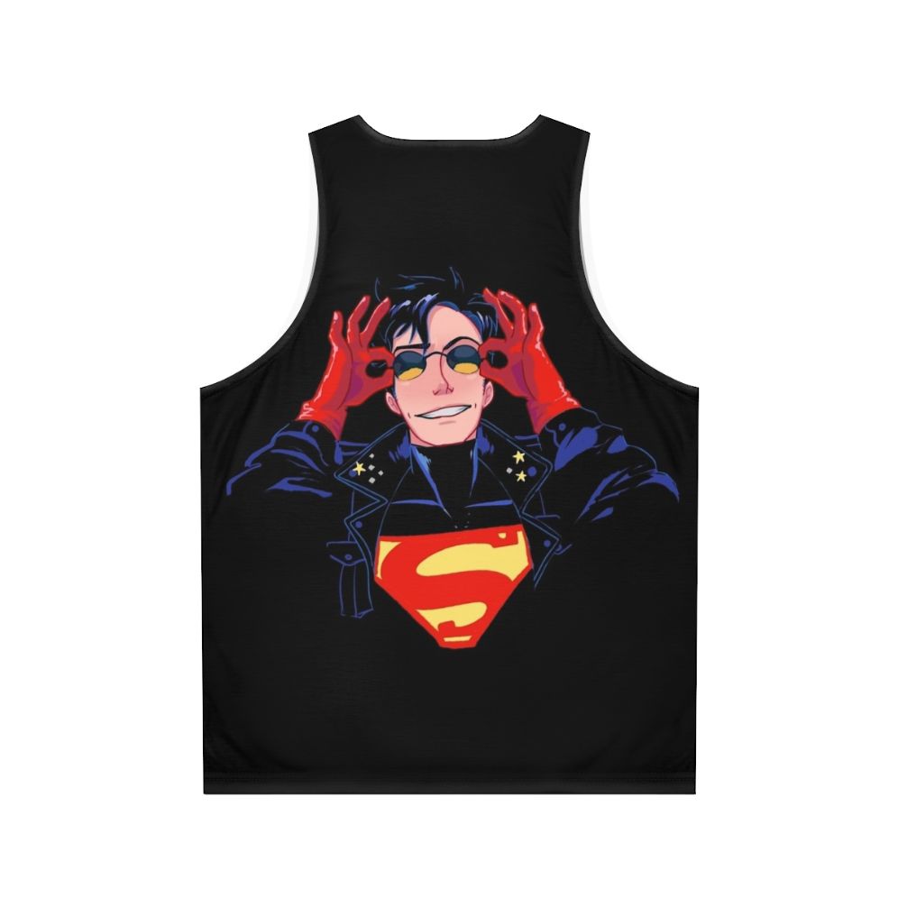 90s superhero unisex tank top - Back