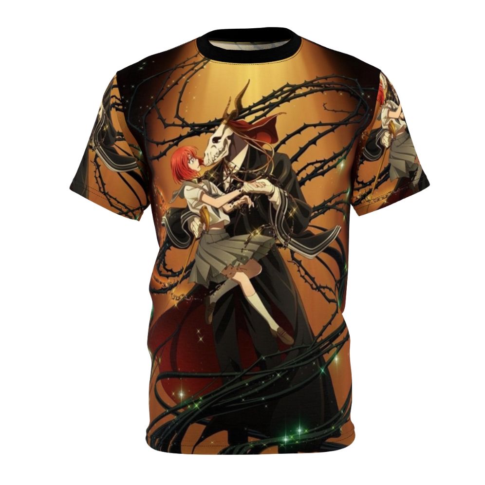 Anime-inspired t-shirt featuring characters from The Ancient Magus Bride