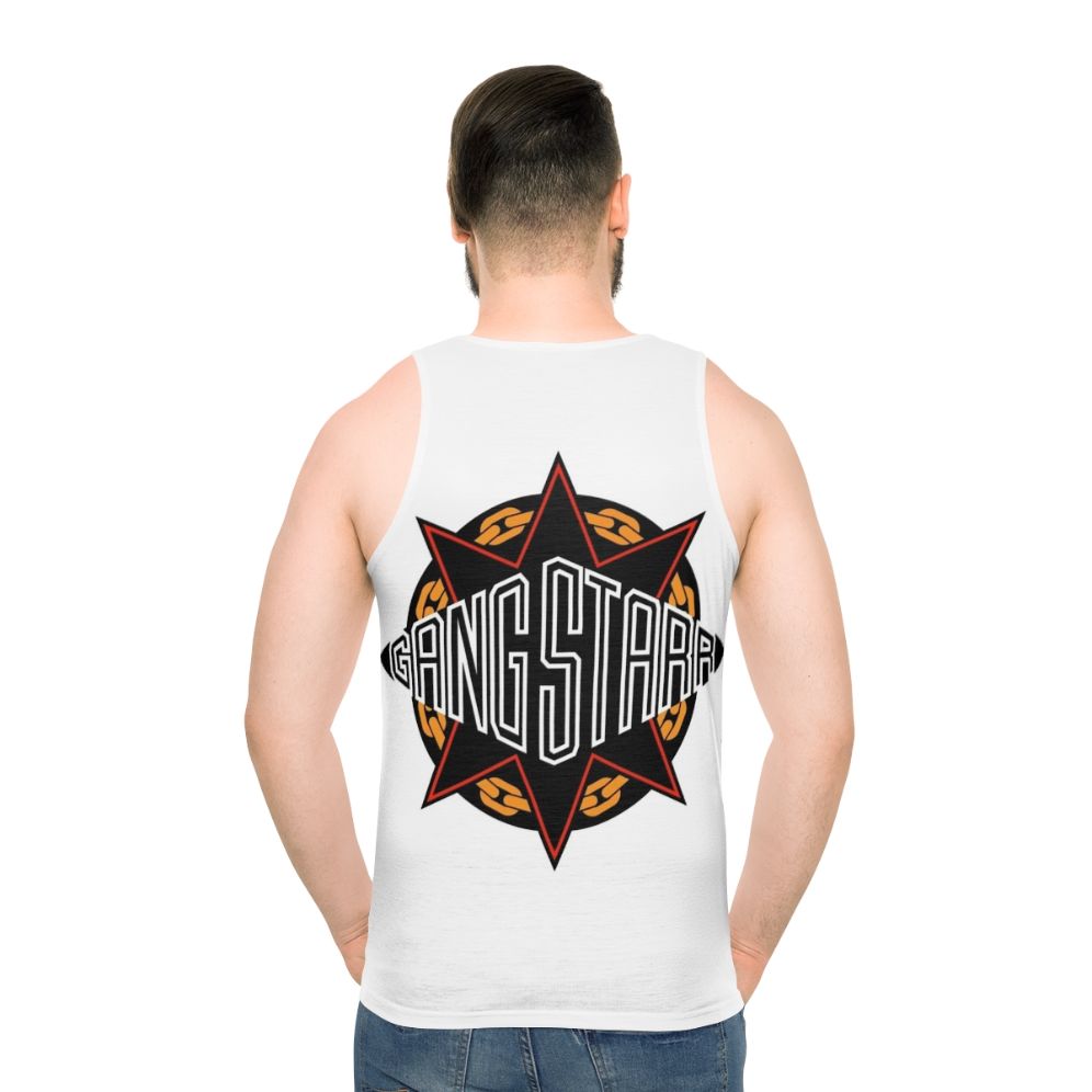 Gangstarr Logo Unisex Tank Top - men back