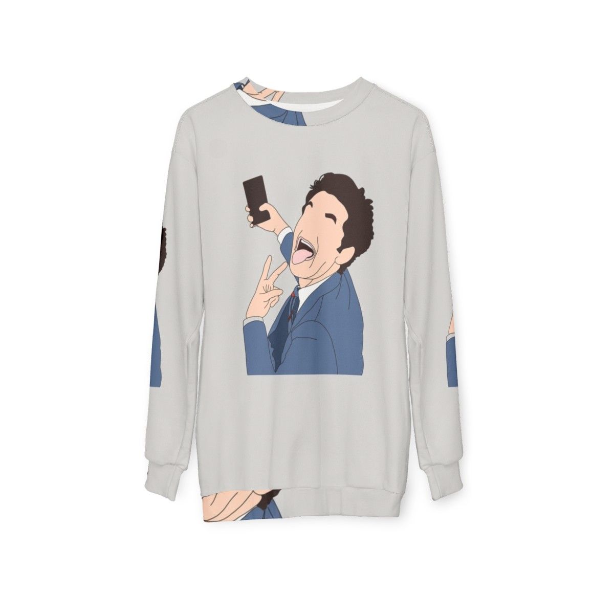 Space Force Sweatshirt featuring Steve Carell from Netflix's Space Force - hanging