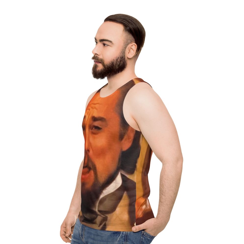 Funny Leonardo DiCaprio Meme Unisex Tank Top - men side