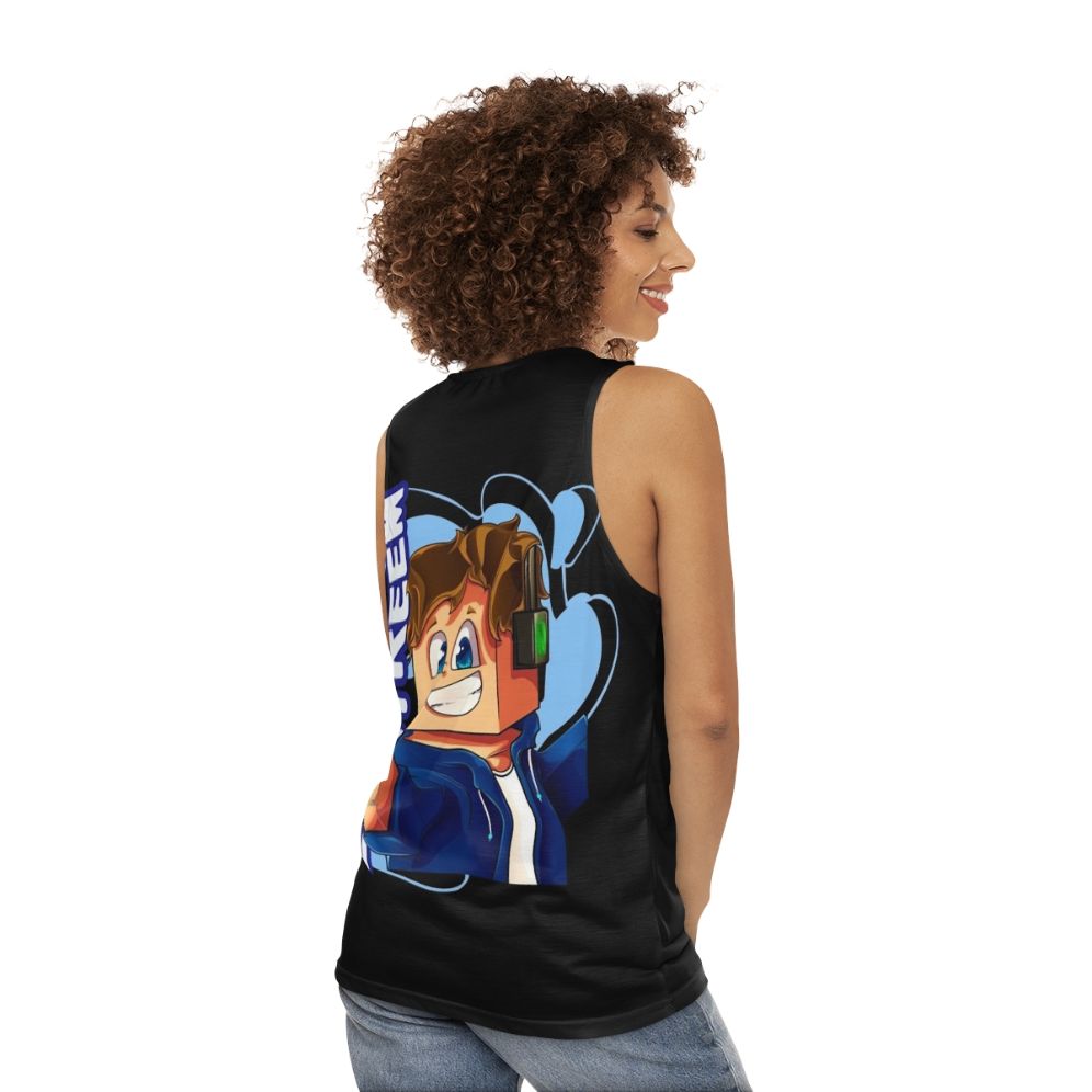 Eystreem unisex tank top - women back