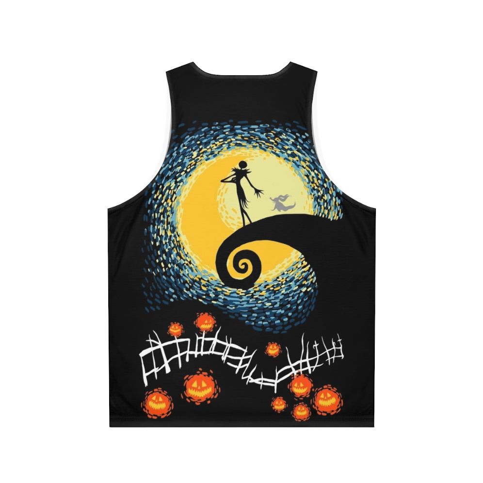 Starry Nightmare Jack Skellington Unisex Tank Top - Back