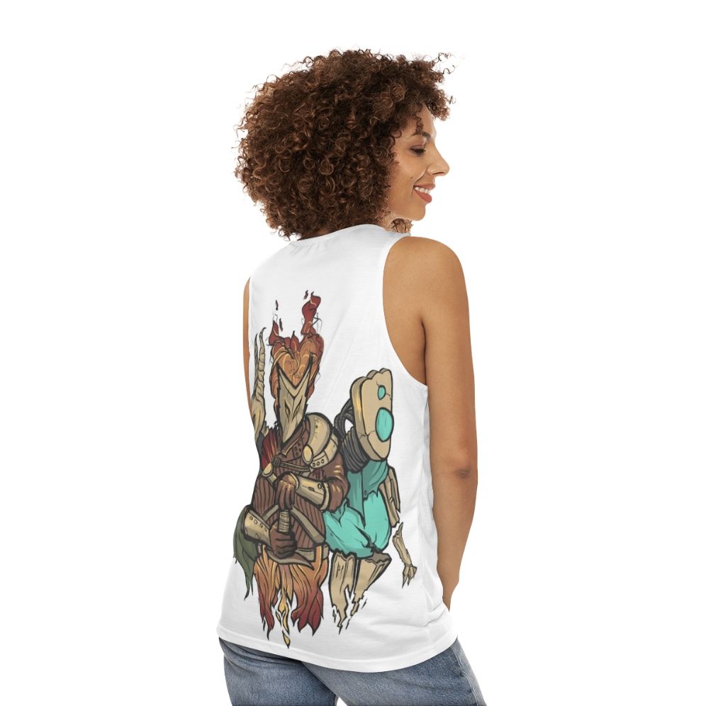 Unisex Slay the Spire Fantasy Gaming Tank Top - women back