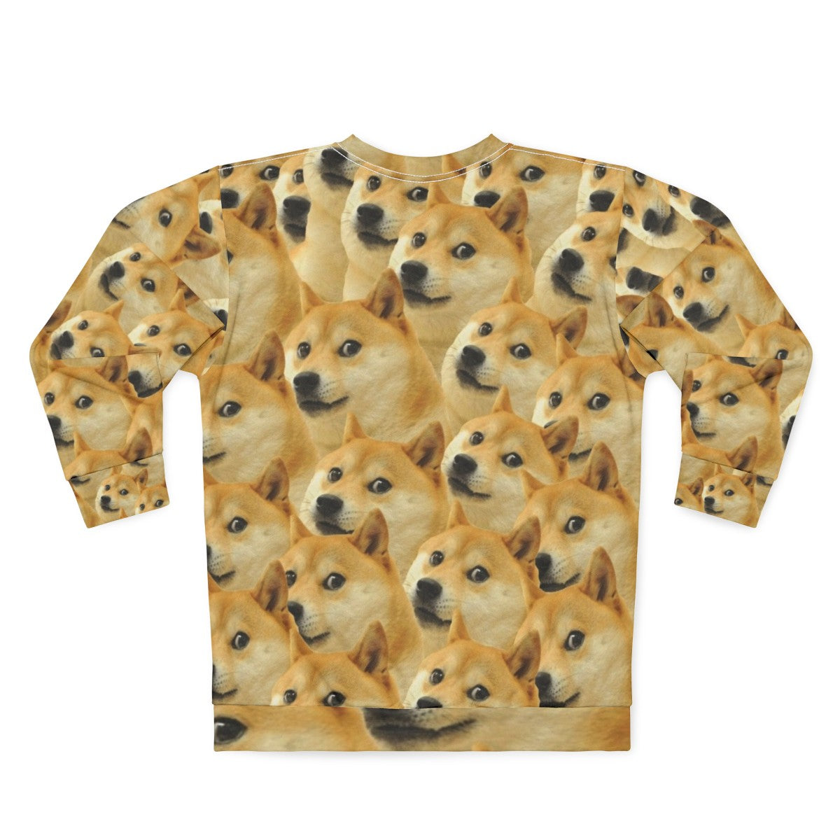 Doge Shiba Inu Meme Sweatshirt - Back