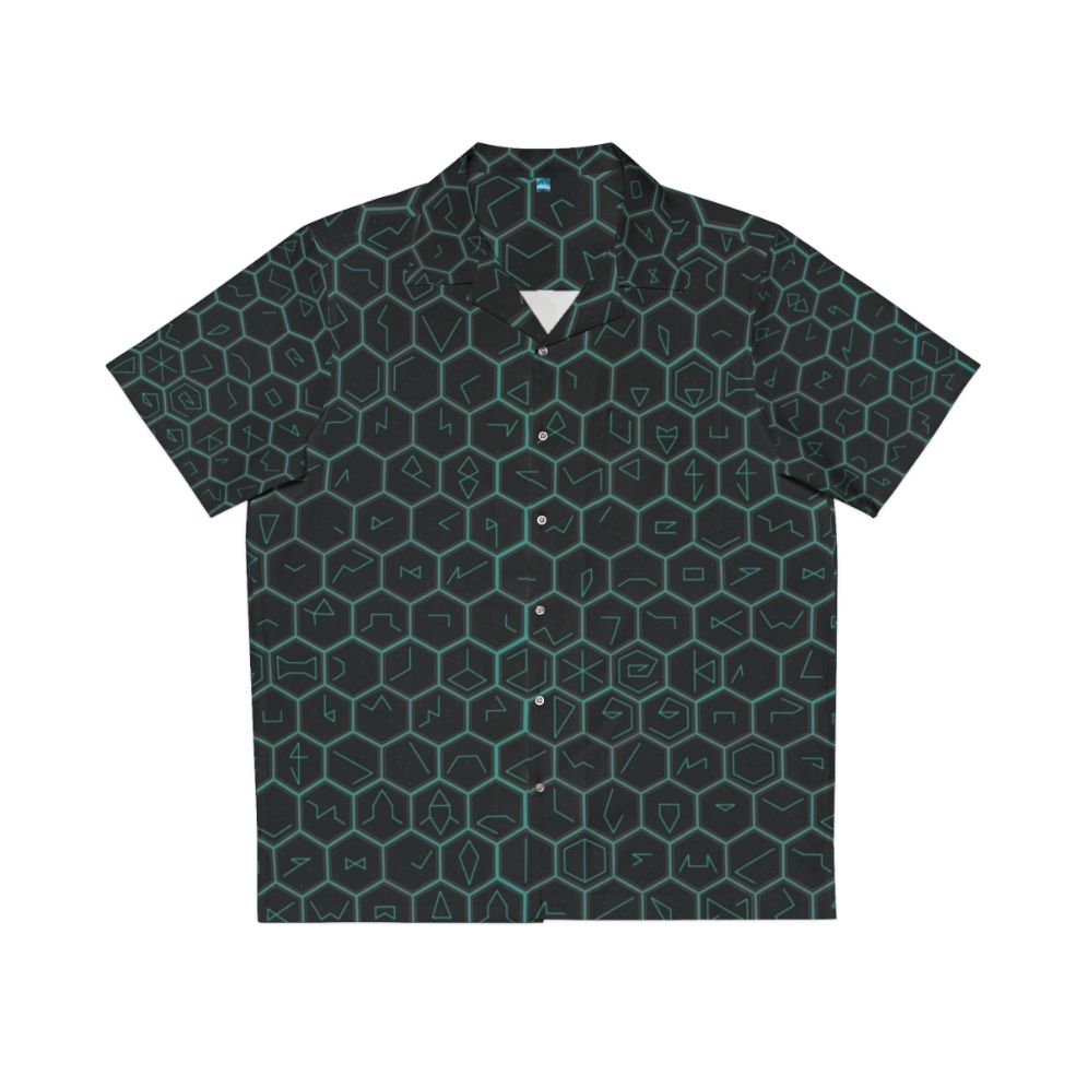 Ingress Glyph Series Hawaiian Shirt