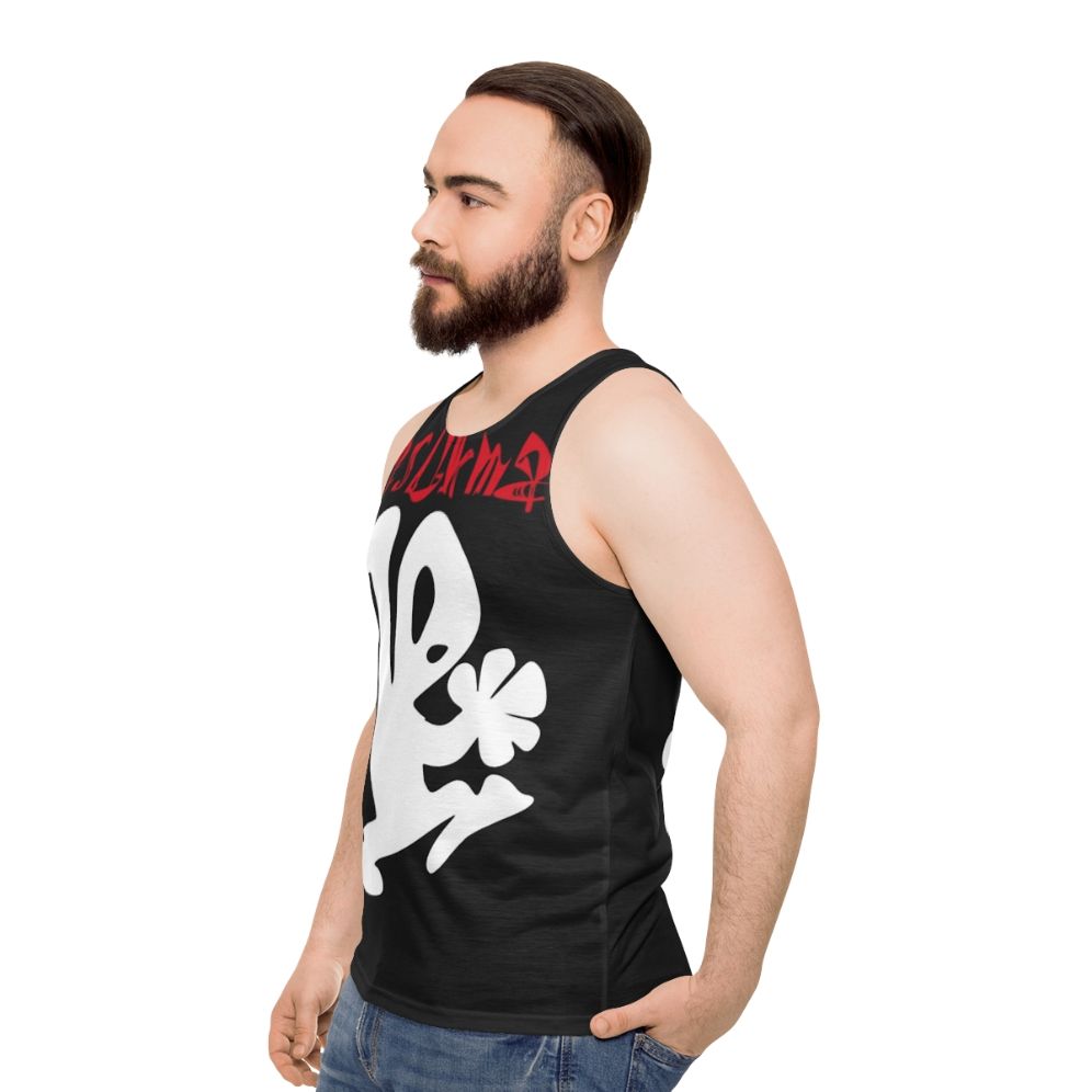 Plastikman Unisex Techno Music Tank Top - men side