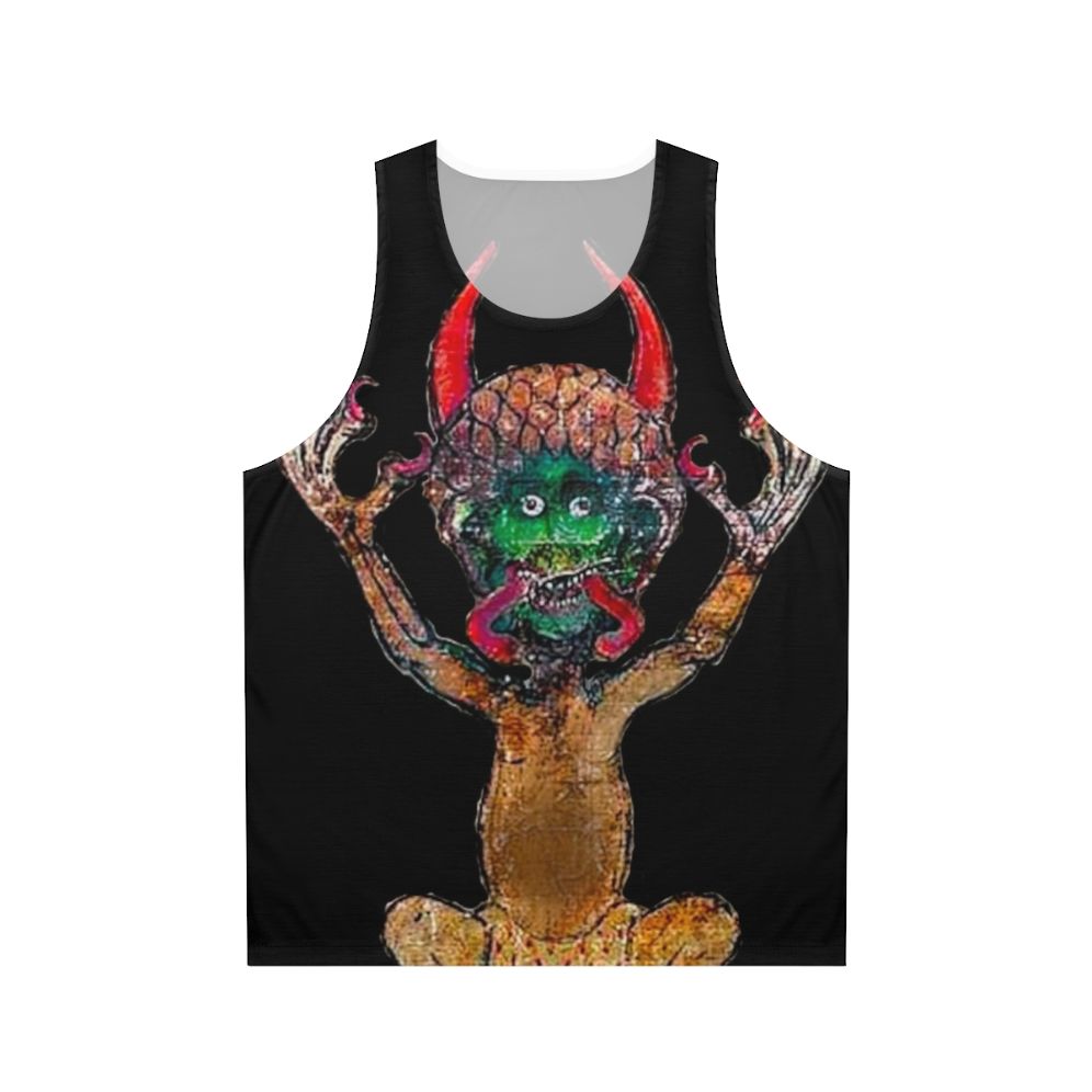 Medieval Codex Gigas Devil Illustration Unisex Tank Top