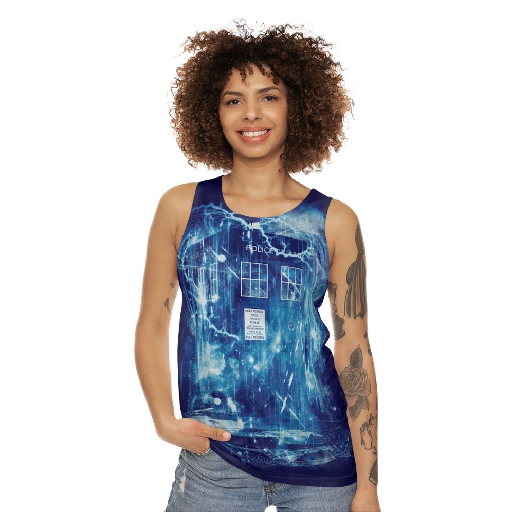 Doctor Who Time Lord Tardis Unisex Tank Top - women