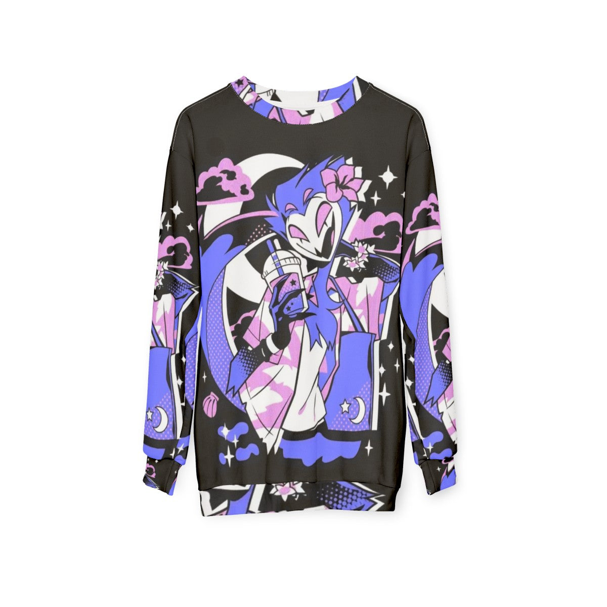 Helluva Boss Stolas Anime Inspired Sweatshirt - hanging