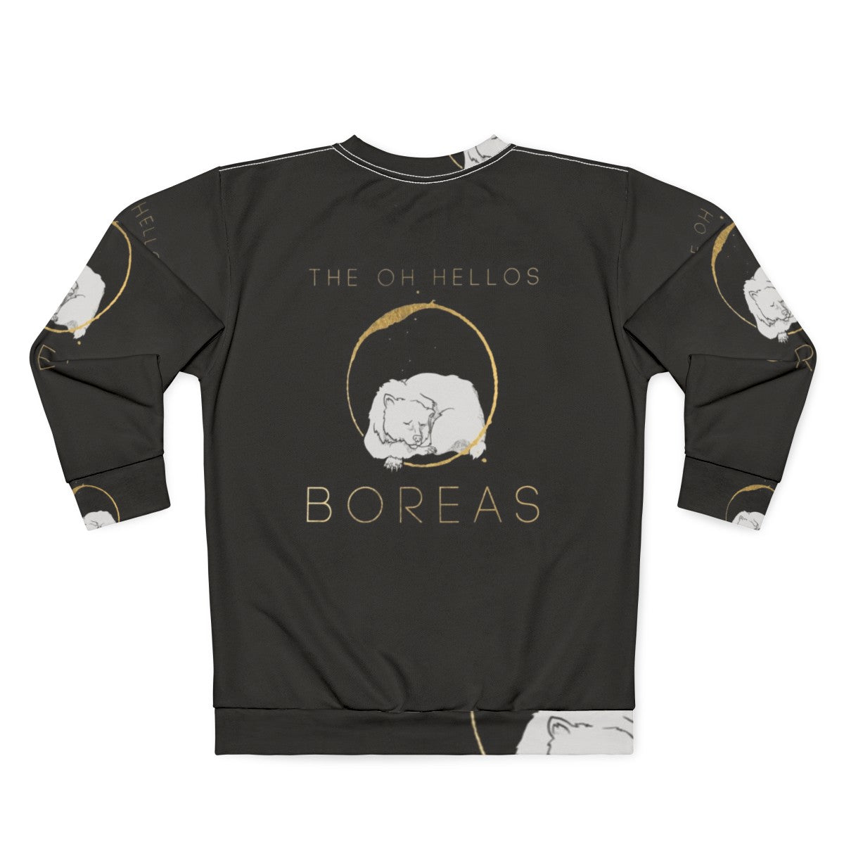 The Oh Hellos Boreas Sweatshirt featuring band's album cover art - Back