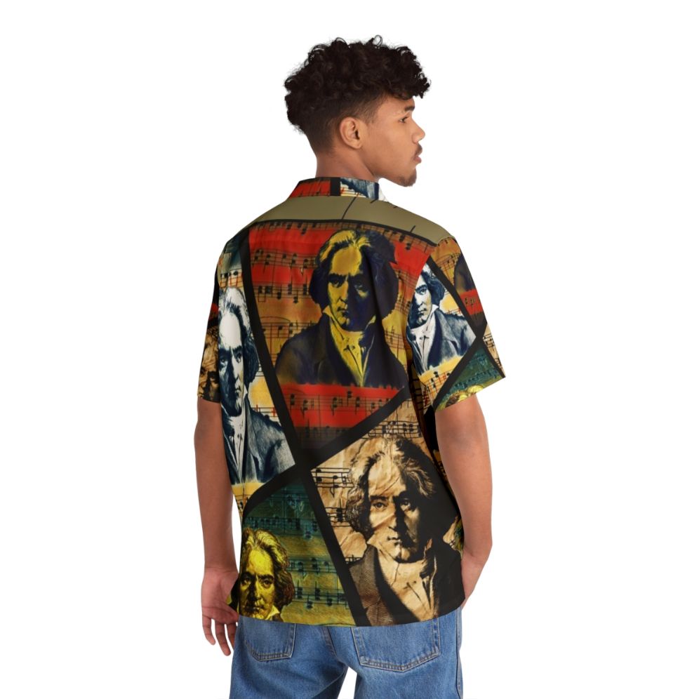 Beethoven Painting Collage Hawaiian Shirt - People Back