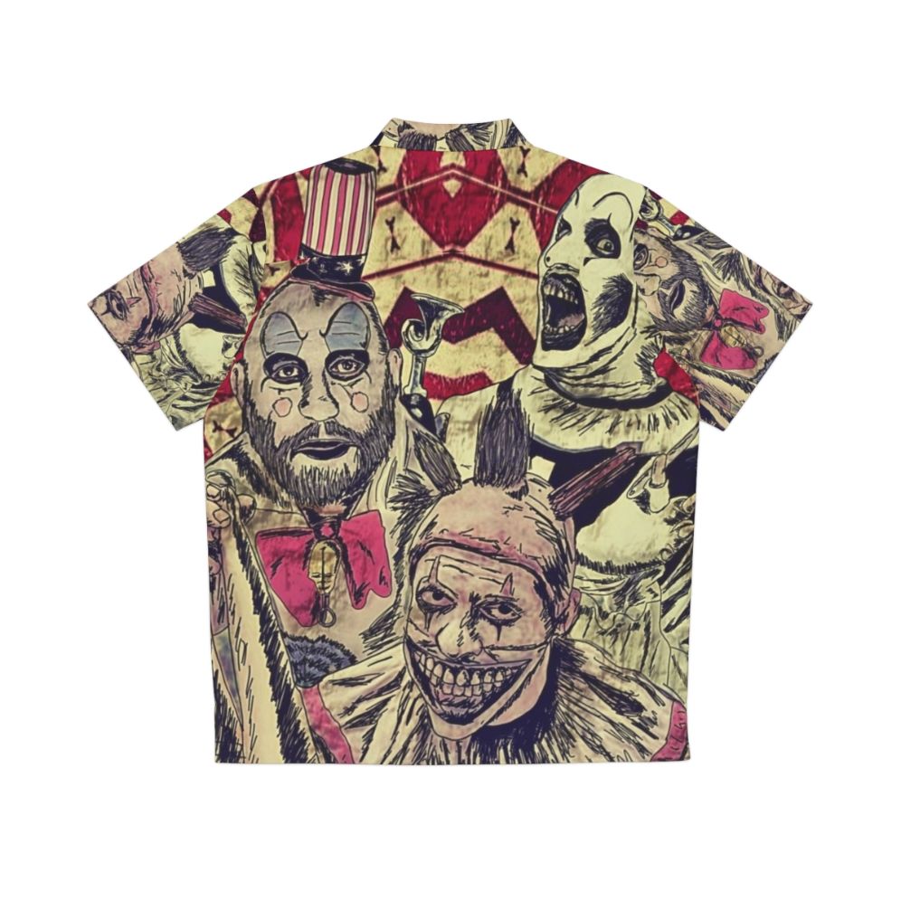 Terrifying Creepy Clown Hawaiian Shirt - Back