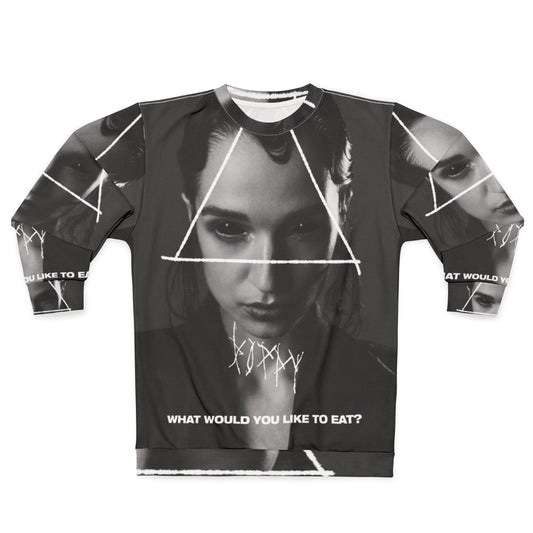 Poppy "What Would You Like to Eat" Industrial Goth Sweatshirt