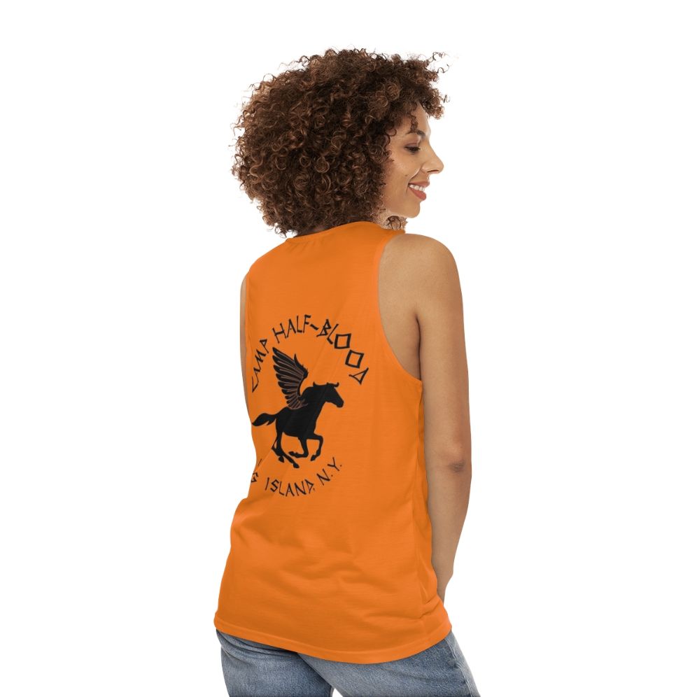 Camp Half Blood Greek Mythology Demigod Unisex Tank Top - women back