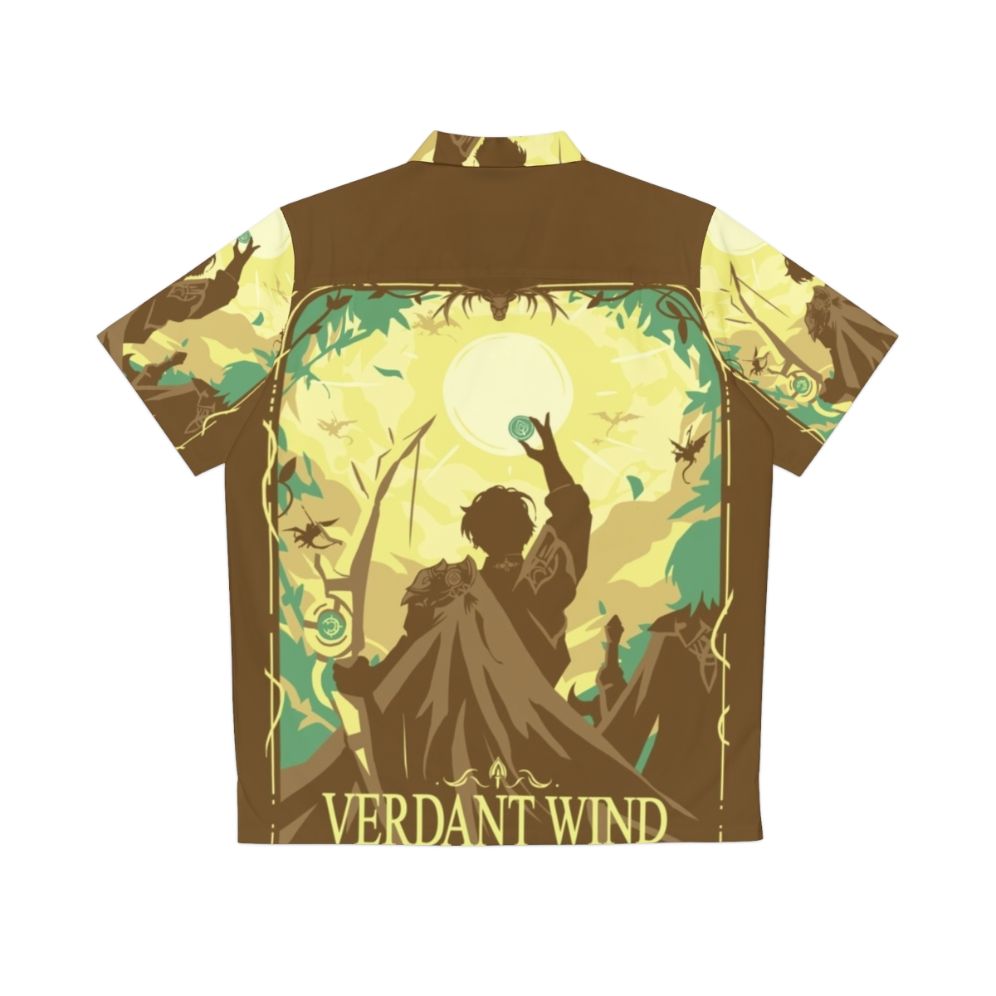 Verdant Wind Fire Emblem Hawaiian Shirt - Back