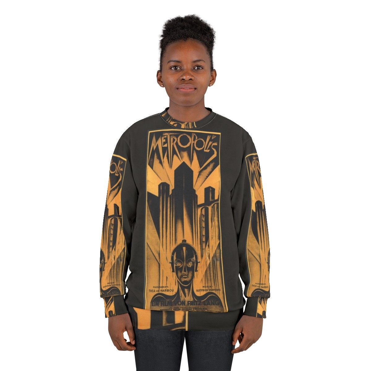 Metropolis Fritz Lang science fiction movie sweatshirt - women