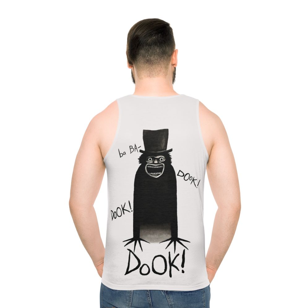 Babadook unisex horror movie cult classic tank top - men back