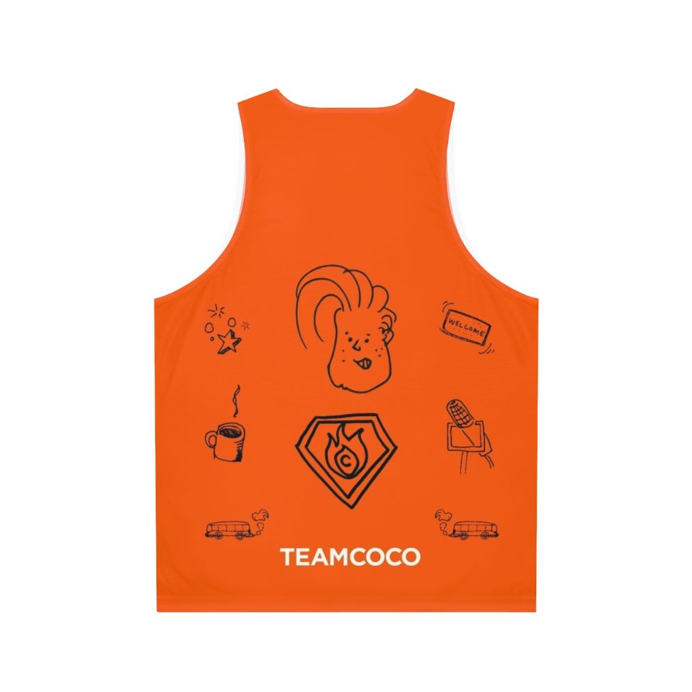 Team Coco Doodle World Unisex Tank Top - Back