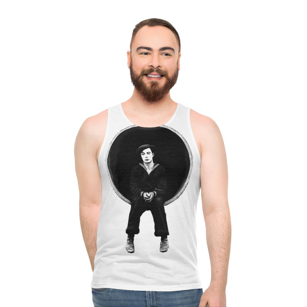 Buster Keaton Unisex Tank Top - men