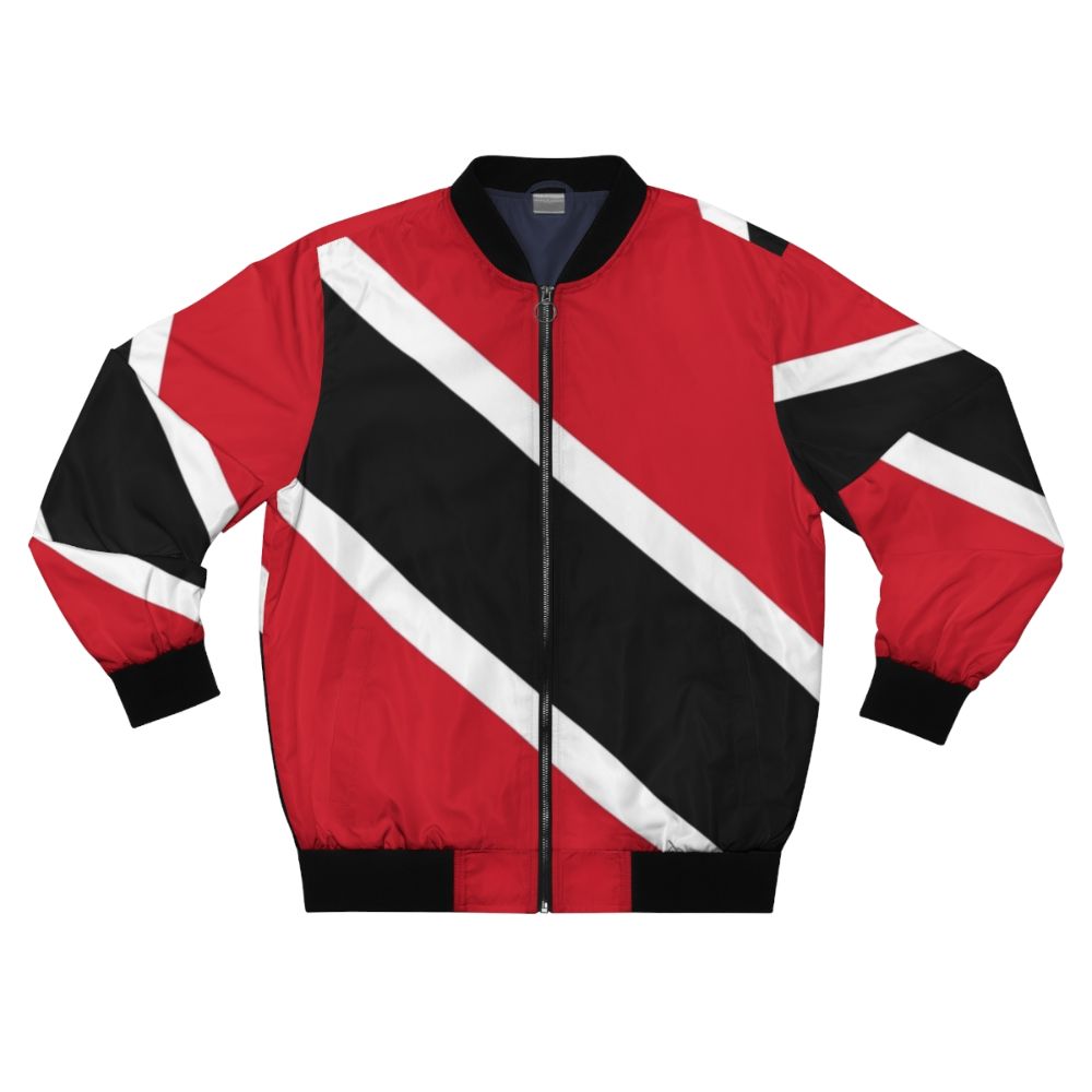 Trinidad and Tobago Flag Bomber Jacket with national flag design