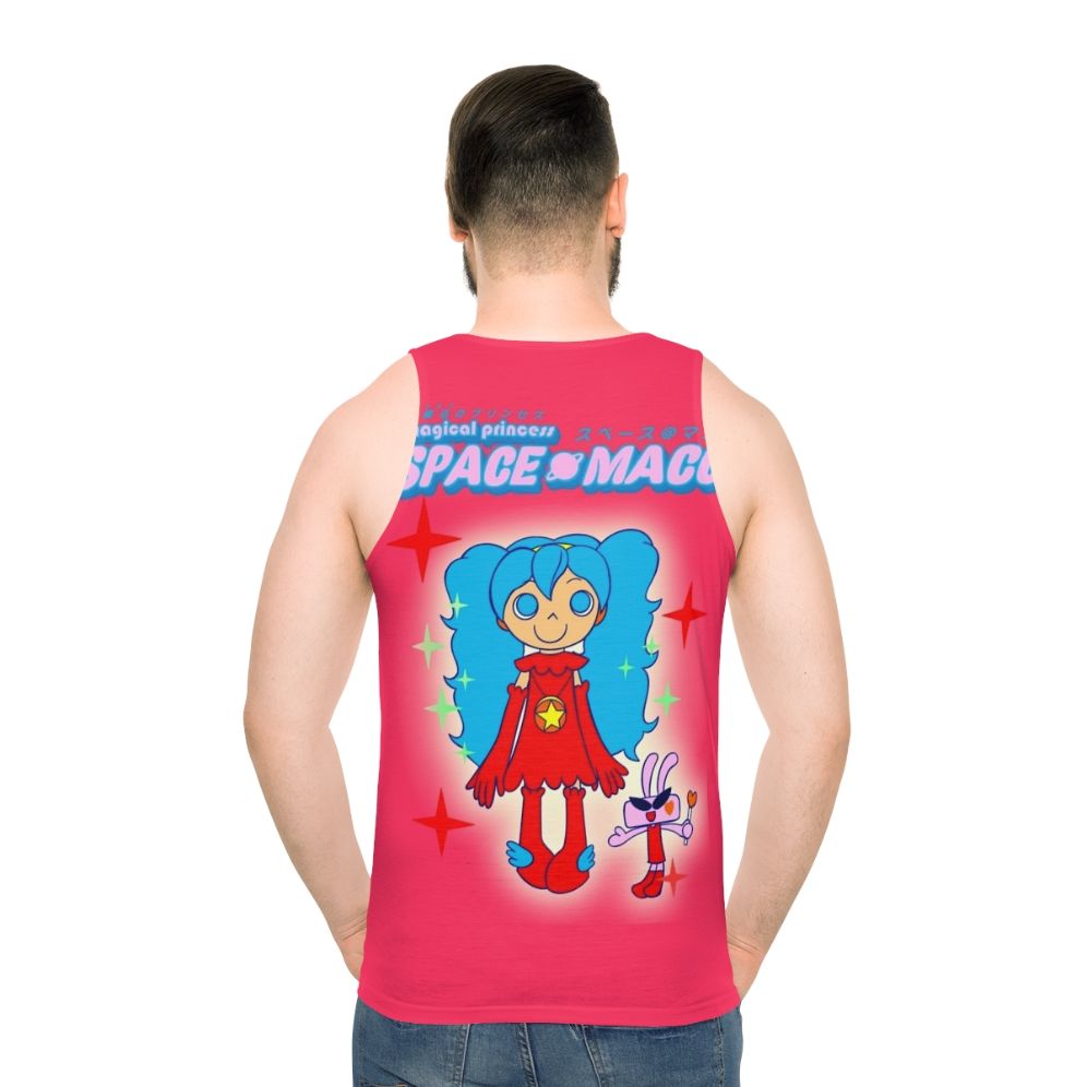 Magical Girl Space Maco Unisex Dance Tank Top - men back