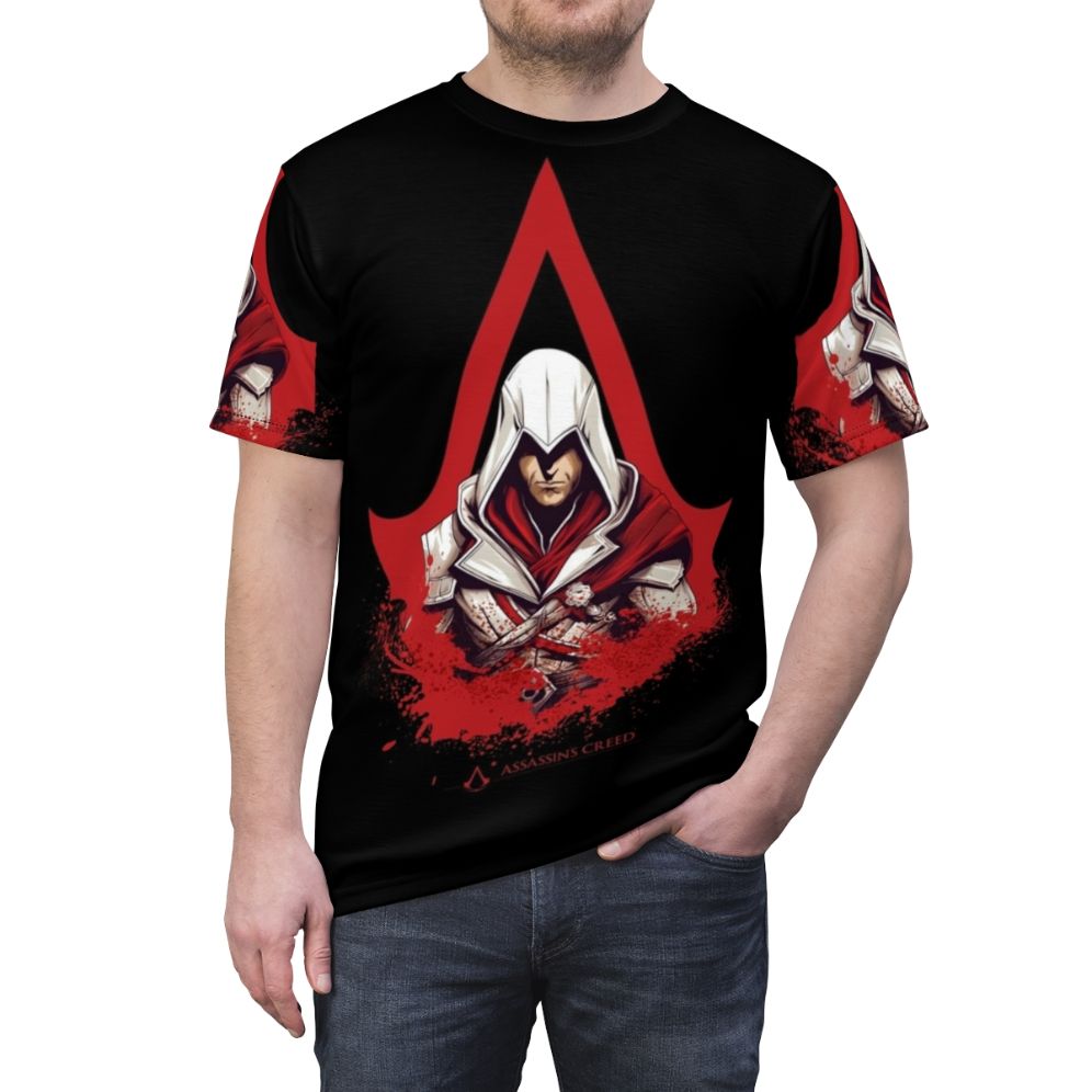 Assassin's Creed inspired action adventure gaming t-shirt - men front