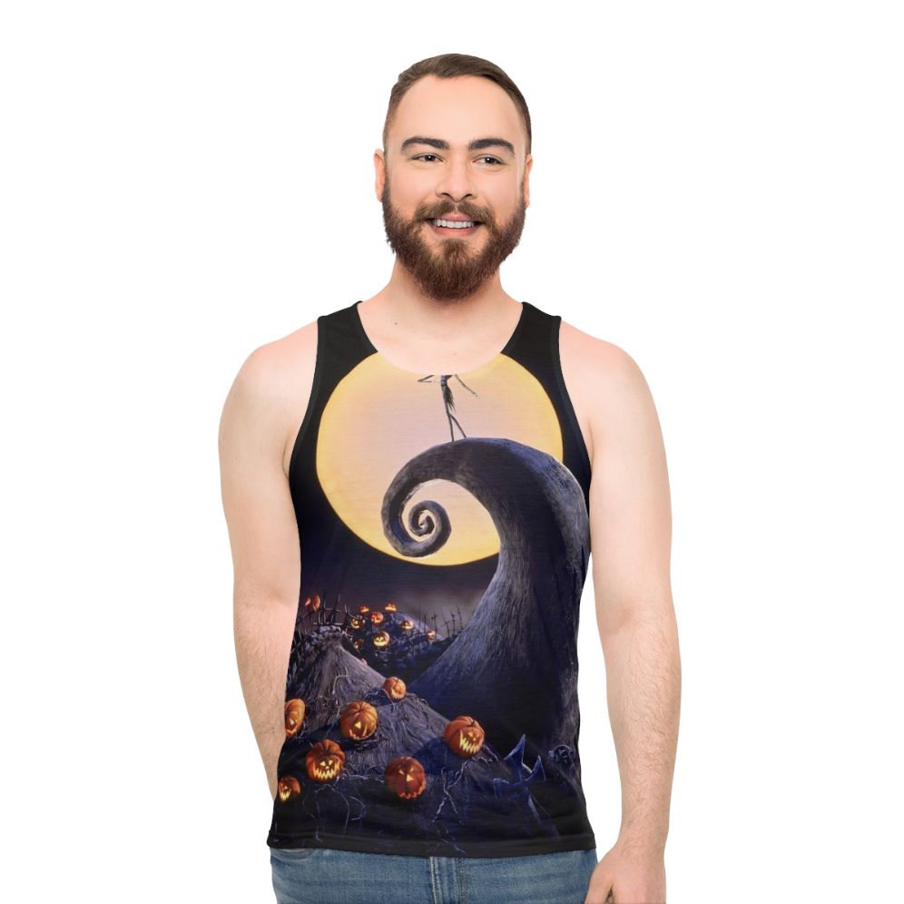 The Nightmare Before Christmas Unisex Jack Skellington Tank Top - men