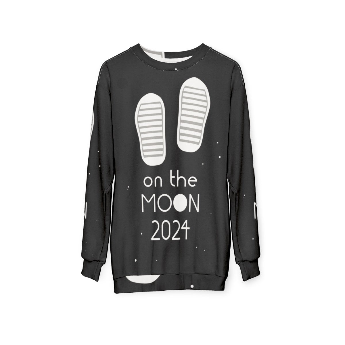 Space Force 'Boots on the Moon' 2024 Sweatshirt - hanging