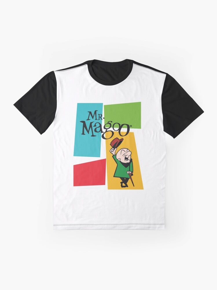 Vintage Mr. Magoo graphic t-shirt featuring the classic cartoon character - Flat lay