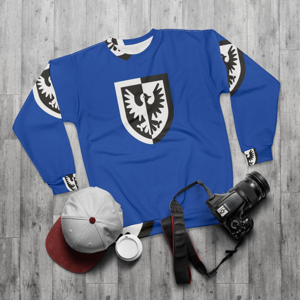 Black Falcons 1984 Lego Castle Sweatshirt - flat lay