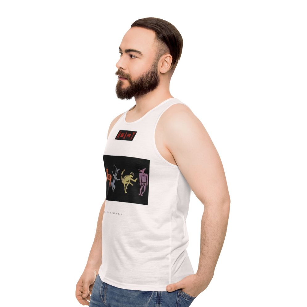 Heart Band's Classic 1987 'Bad Animals' Unisex Tank Top - men side