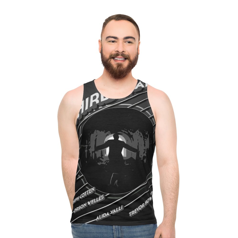 Vintage Orson Welles Movie Poster Unisex Tank Top - men