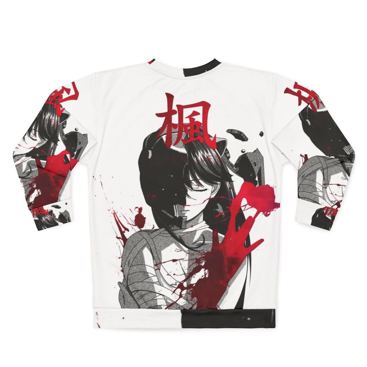 Myriad of Tragedy Elfen Lied Diclonius Sweatshirt - Back