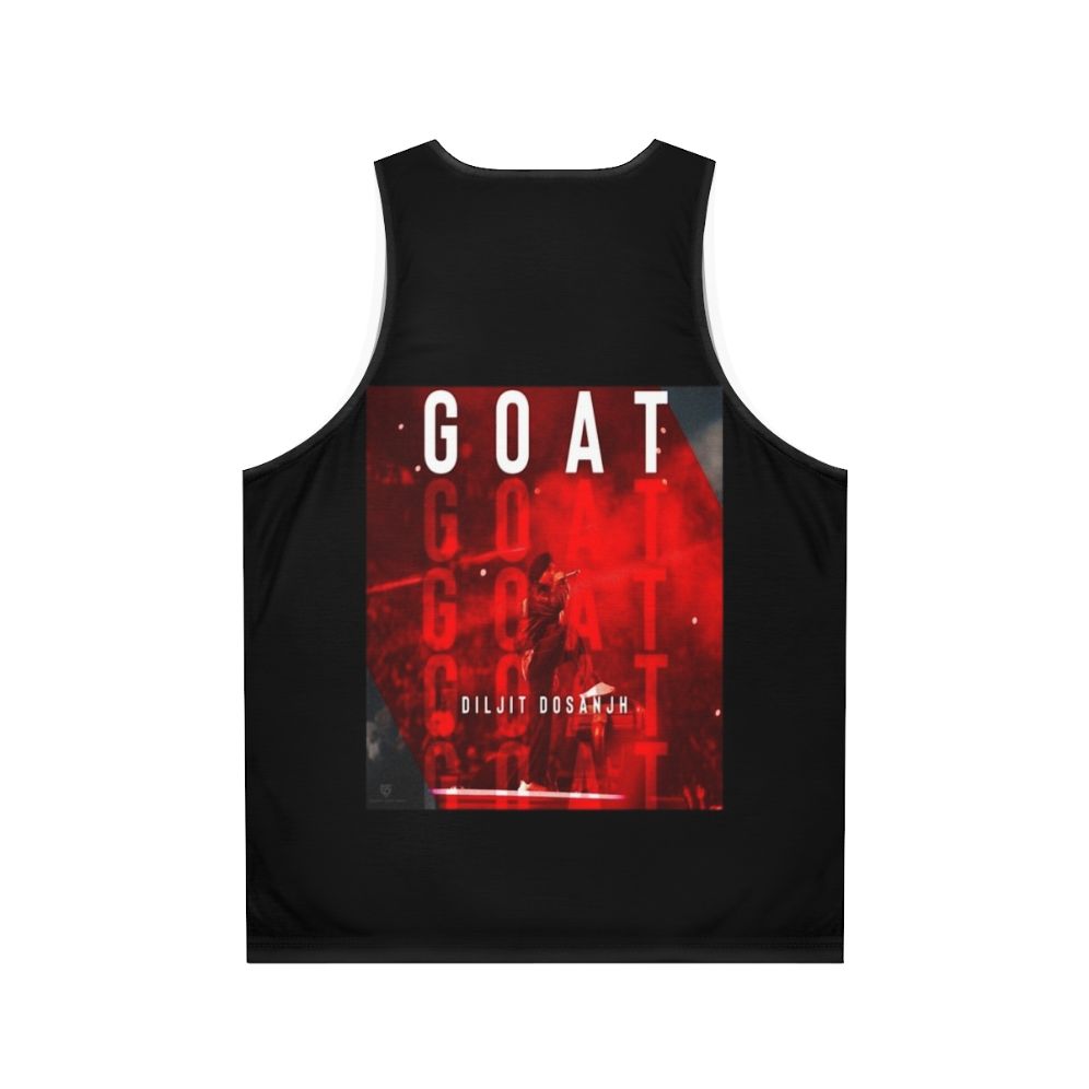 Diljit Dosanjh unisex retro tank top - Back